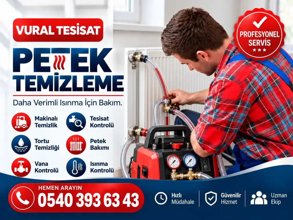 Petek Temizleme ve Kalorifer Tesisatı Temizliği - Vural Tesisat